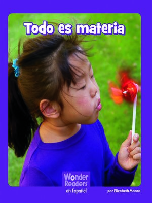 cover image of Todo es materia